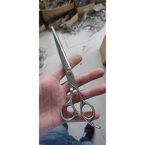 7inch slicing scissors with curved grip